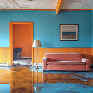 portland home with water damage in need of restoration services